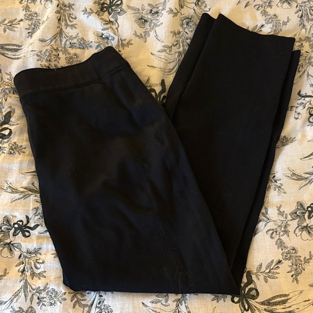 SPANX Black Straight Leg Pants